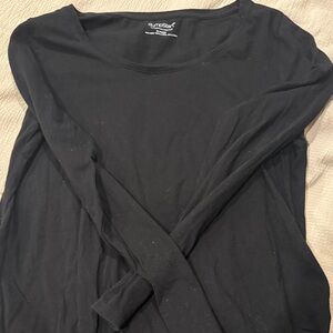 Black Long Sleeve Top maternity